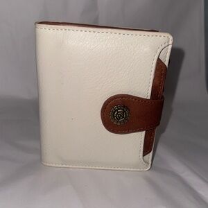 Chic Cream and Brown Women's Wallet